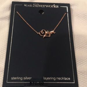 Rose gold Mom Necklace